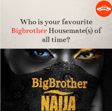 taxi_drop's tweet photo. Who is your favorite Bigbrother Housemate(s) of all time? https://t.co/ExRrxaPlnY