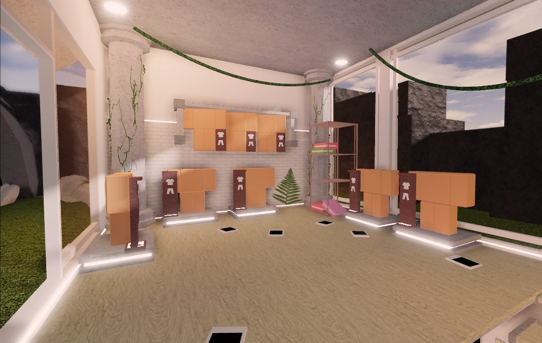BONEBLOODS's tweet photo. Late night homestore build for my friend Xydnei :) I really love how this one turned out! Finally got to use my pillars with the ivy too
#oblox #robloxdev https://t.co/bnVDAZKG0p