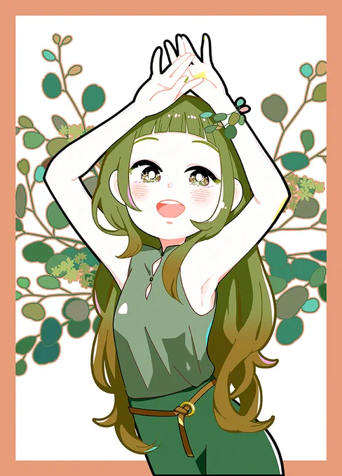 花と少女シリーズです?届けばいいな〜!
#女の子のイラストだけで興味を持ってくれる方へ届け 