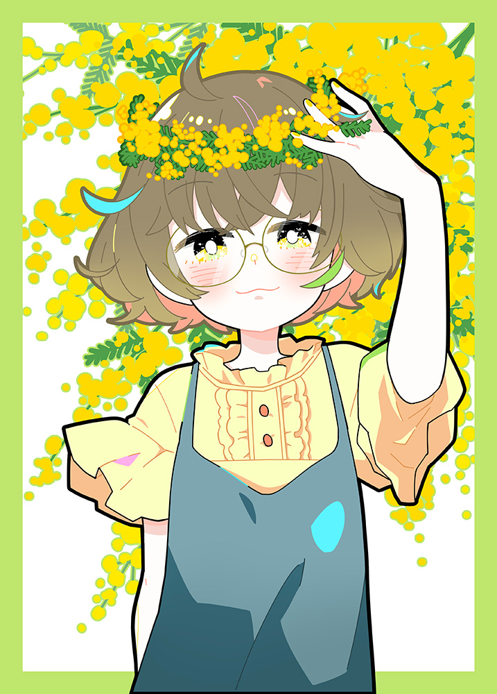 「花と少女シリーズです?届けばいいな〜!
#女の子のイラストだけで興味を持ってくれ」|一束：イラスト＆Live2Dのイラスト