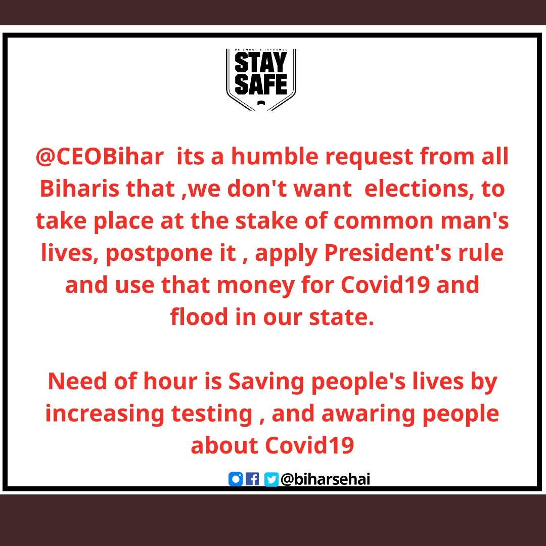 PrashantkrGaur1's tweet photo. #TestingBadhaoBiharBachao  is the need of Hour https://t.co/TA3vkjdpz1