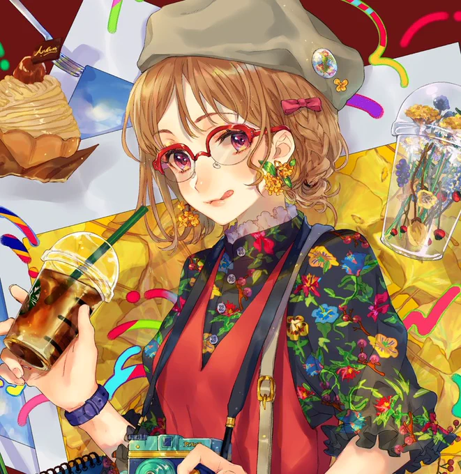 ごちゃごちゃしてるのが好き #女の子のイラストだけで興味を持ってくれる方へ届け 