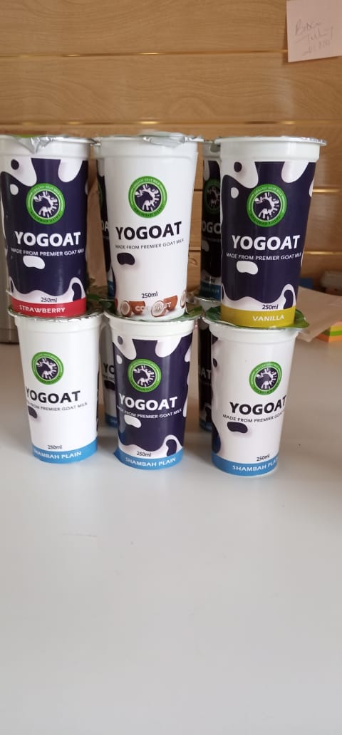 P4CDA's tweet photo. Proud again of @P4CDA #FarmHub rollout of #YOGOAT, All Natural #Goat Milk Yoghurt in 4 Different Flavours #Strawberry #Vanilla #Coconut #Plain. 13% more Calcium, 134% more potassium, less lactose. Thank you @COL4D for #lifelonglearning at the #FarmHubs @AshaKanwarCOL @bshadrach https://t.co/wyzavjSxSA