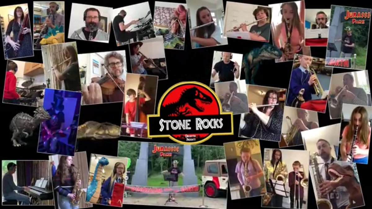 GeniusSATs's tweet photo. @BSOrchestra Amazing school Virtual Lockdown Orchestra version of Jurassic Park! Give the kids a RT if u like their work https://t.co/aLFSOjGE9s
🌈🦖🦕 https://t.co/28wB9Za2pW