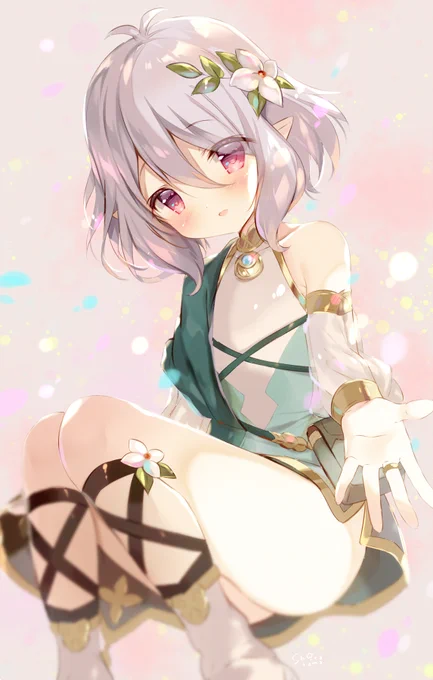 #女の子のイラストだけで興味を持ってくれる方へ届け 
プリコネはこの三人がすきです…! 