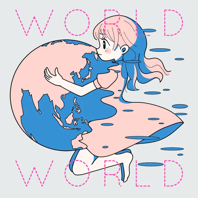 #女の子のイラストだけで興味を持ってくれる方へ届け
女の子描くのだいすき! 