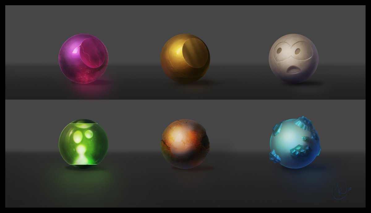 RayFlamer's tweet image. А эти шарики я сделала уже после обучения, используя полученные знания и алгоритмы действий.