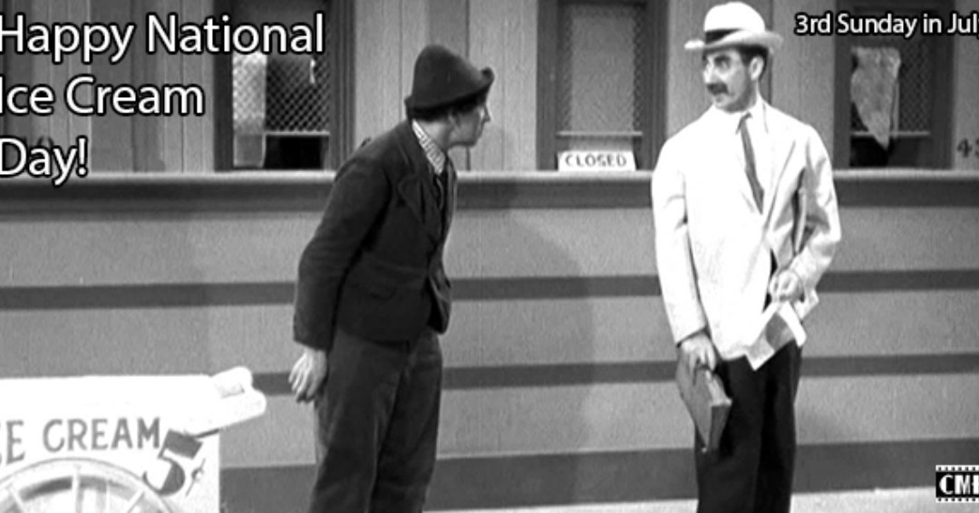 ClassicMovieHub's tweet photo. Happy National Ice Cream Day! :) #ThirdSundayInJuly https://t.co/ZyUewep3M7