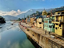 Ganga is mentioned as Gañgya ( RV, VI 45,31), Yamuna in V 52,17 & VII 18,9.One hymn ( RV, IV 36,18) also mentions Sarayu river ( near Ayodhya).Image of Sarayu river.