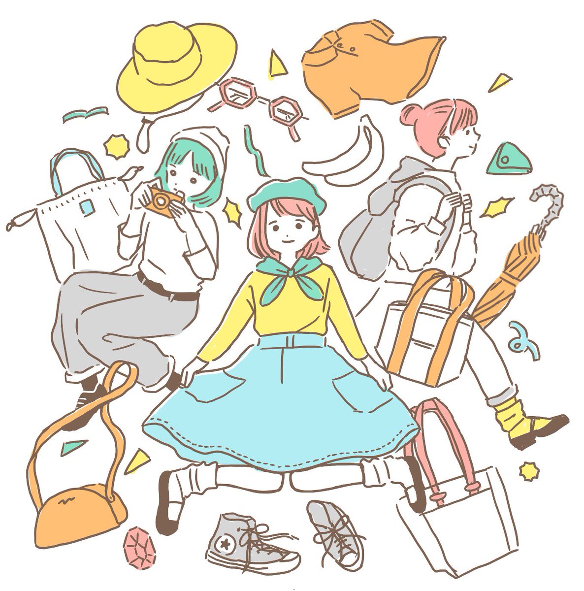 色々詰め合わせ!
 #女の子のイラストだけで興味を持ってくれる方へ届け 