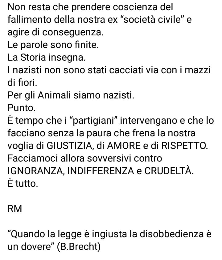 riky7372's tweet photo. Ringrazio l’amico, fratello attivista @dark_side_of per questo stupendo post con il quale mi trovo assolutamente d’accordo.
È ora di agire!
https://t.co/I6TfiBKCeu https://t.co/RvAuIegLkL