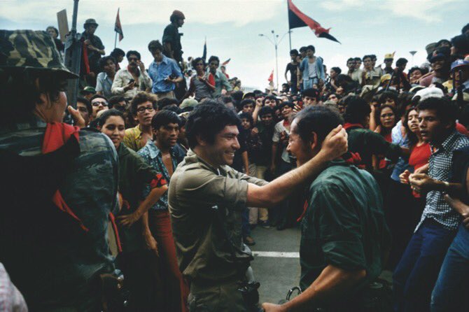 adriang86518036's tweet photo. 41 years ago the triumph of the Nicaraguan revolution took place. The Sandinistas overthrew the US backed dictator and began introducing socialist programs. We extend our solidarity to our comrades in Nicaragua and the FSLN. 🇮🇪✊🏻🇳🇮 https://t.co/EZlIKWyJ84