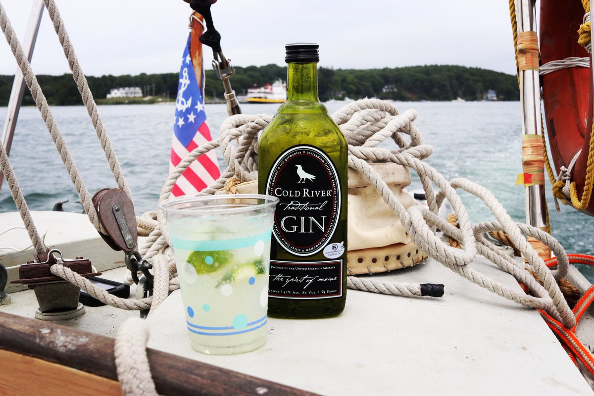 coldrivervodka's tweet photo. Classic Gin & Tonics hitting just right...
#coldrivergin #gin #coldriver #sailing #maine #sailmaine #buylocal #mainespirits #supportlocal #mainesummer #sail #ginandtonics #cocktailcove https://t.co/PoFqfbbJGL