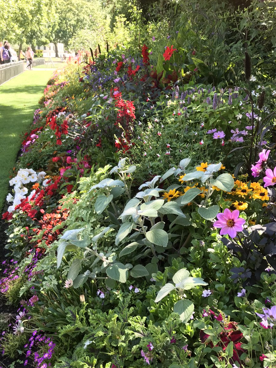 Has to be the hottest bedding display in London @theroyalparks #stjamespark well impressive! #MustSee #BeKindToYourParks