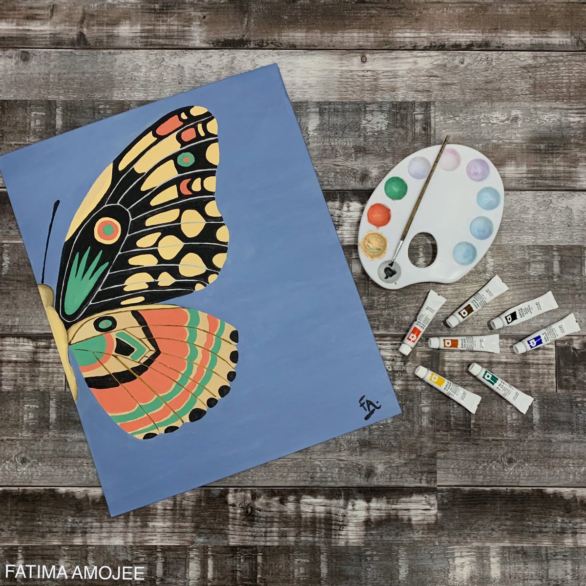 Fatimz24's tweet photo. Been procrastinating doing anything related to dental school again so I ended up painting 🧑🏻‍🎨 https://t.co/ik2ptScg4z