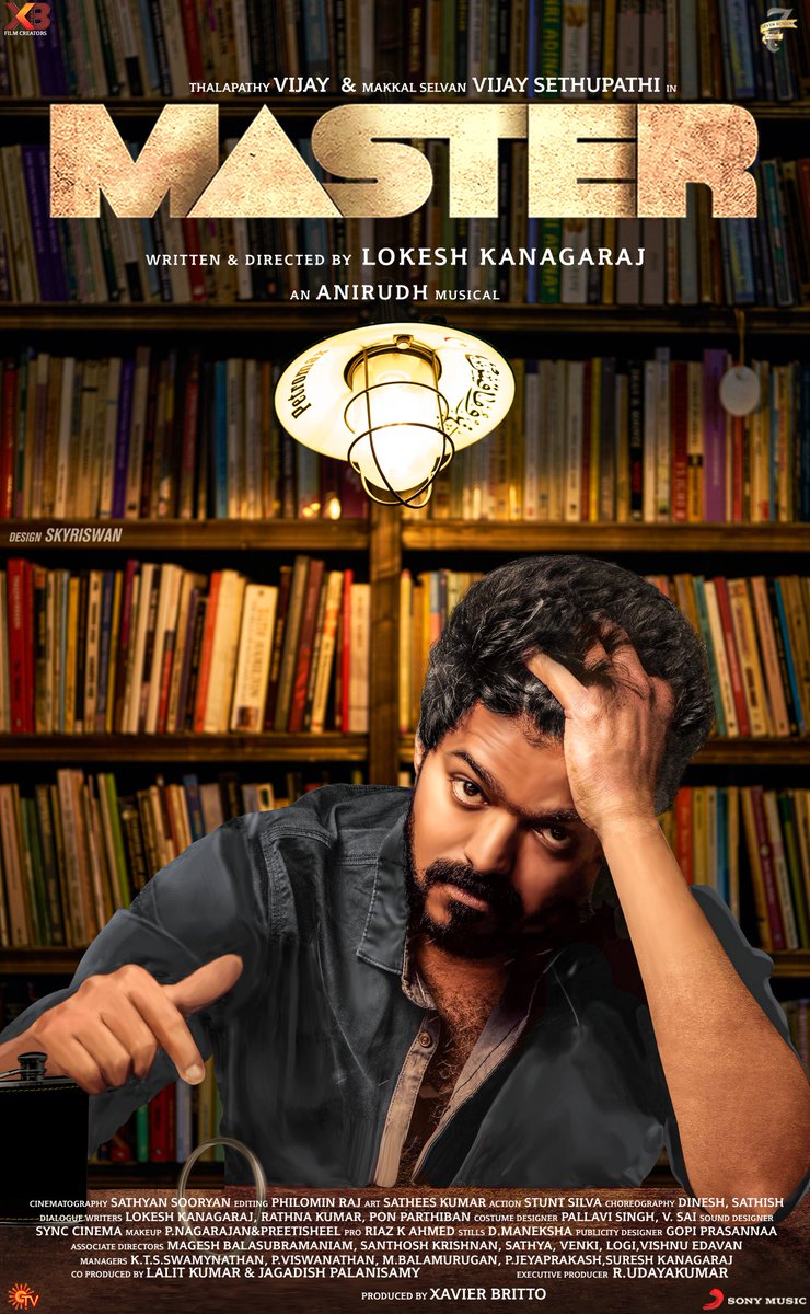 Skyriswan's tweet image. உலகத்தரம் உள்ளூரு வாத்தியாரு

#Master Fanmade poster design 
Design @Skyriswan

#skyriswan #skydesign

@m_gajan @yok382 @VijayFreak_ @Stallone_VJ @Ragunanthen @KeralaVijayFC @AllYGirL85 @VFNteam @KollamNanbans @VijayFansTrends @UmaaRajendra @GuRuThalaiva