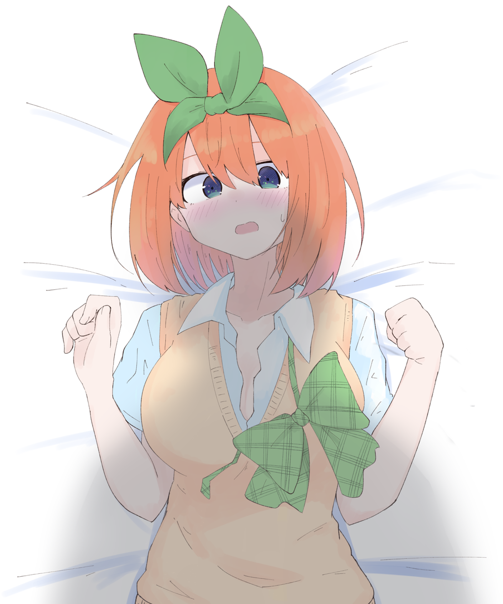 中野四葉 「「えっと…上杉さん、これは…?」 」|とりまる御池のイラスト