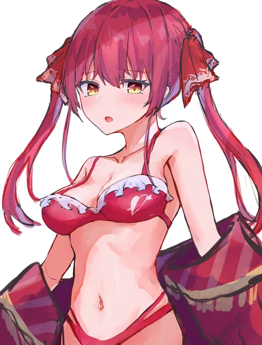 #マリンのお宝
水着船長 