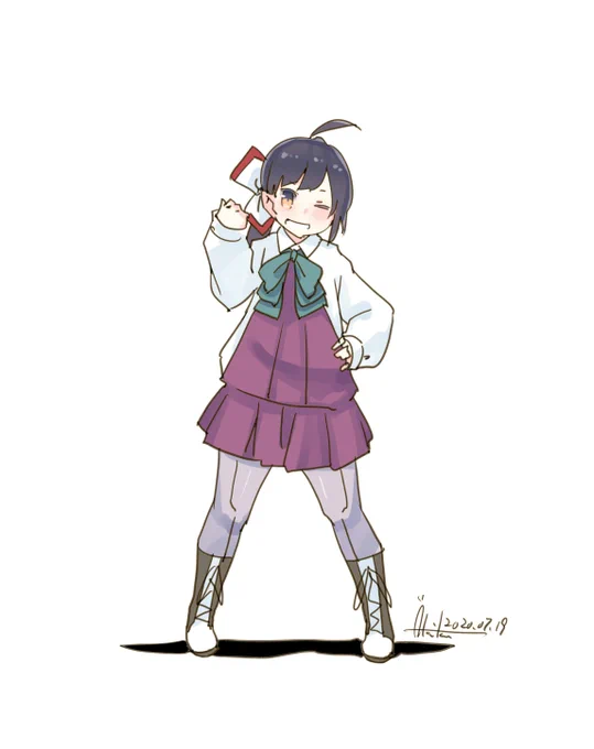 藤波『もちっ!』
#艦これ版深夜の真剣お絵描き60分一本勝負
#艦これ版真剣お絵描き60分一本勝負_20200719
#艦これ #藤波 