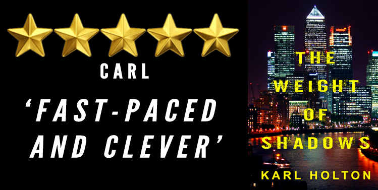 #BookReview of The Weight of Shadows by @KarlHolton Enjoy a FREE copy when you join the Shadow Club at: karlholton.com/shadow-club/ What would you do at the dying of the light? #Crime #Thriller #WritingCommunity