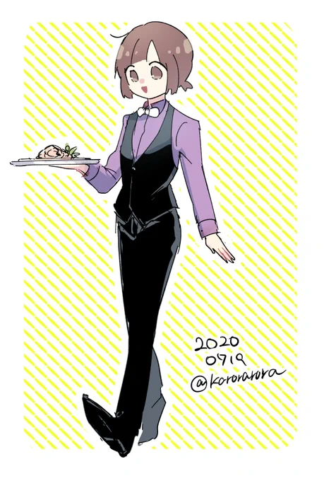 #かろらの1日1チャレンジ
9日目
?～!
いつかバイトの話かきたいな! 