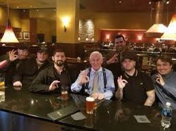 TheTNHoller's tweet photo. Someone explain to us why a guy who says “I don’t feel like arguing with this negro” would be seen flashing the 👌🏻 sign in multiple pictures with groups of “Proud Boys” if it means “ok” and not “white power”?
Again: Peddle that nonsense elsewhere. https://t.co/4b0Axj6uWD