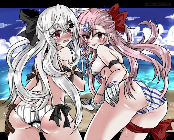 #ドルフロ 水着なネゲヴとIWS 水着スキンほしい 