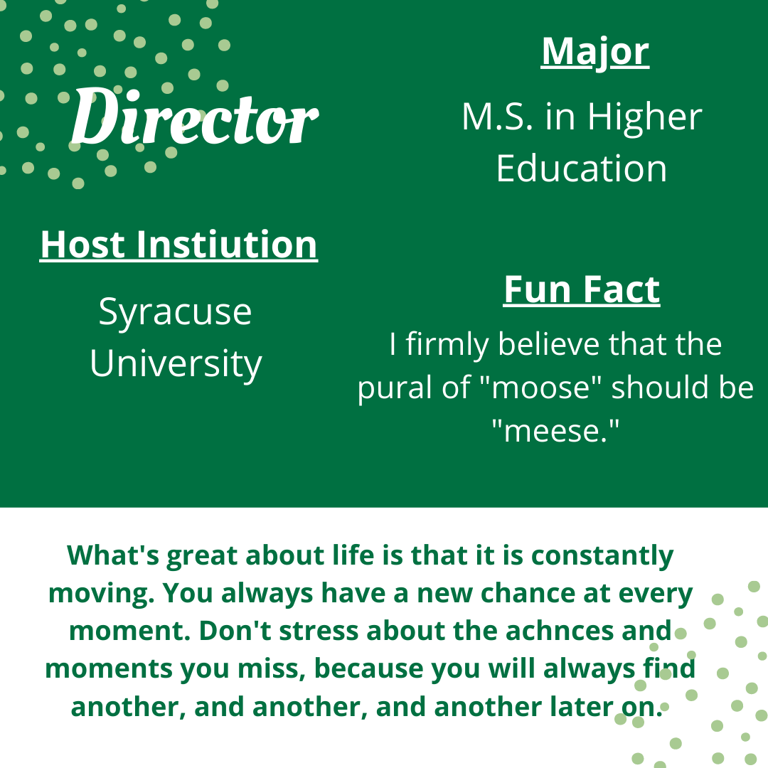 Happy Sunday NEACURH! Meet our Regional Director Adam Coshal! Head over to our Instagram throughout the day to get to know Adam!