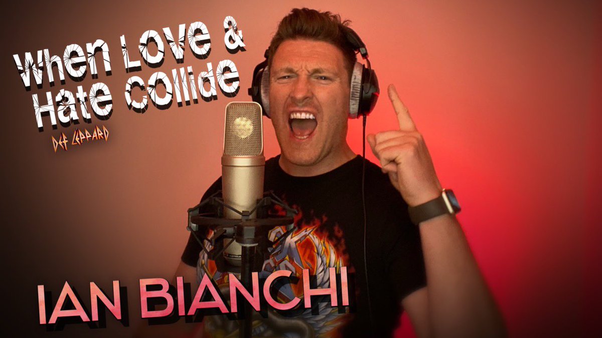 ianbianchi's tweet photo. New video has dropped. Check it out, like, comment and subscribe        When Love And Hate Collide | Def Leppard - (Ian Bianchi Vocal Cover) https://t.co/vfOMlokfLq https://t.co/MOU6e4RWJJ
