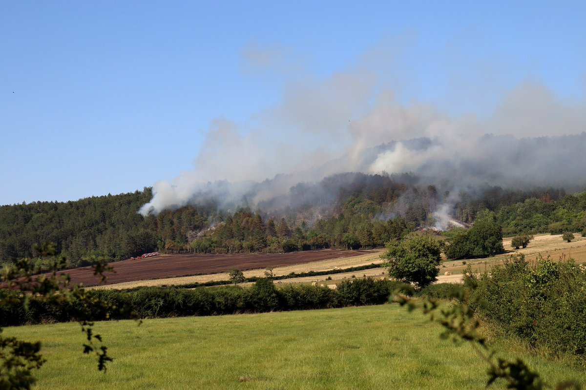 SDIS_89's tweet photo. Les 13 & 14 juillet 2020, les @PompiersFR du @SDIS_89 ont été particulièrement sollicités pour des 🔥 d’#EspacesNaturels, avec notamment 4 sinistres ayant dévasté des superficies supérieures à 8 ha & 84 cumulées à #Montillot, #Asquins, #Tanlay & #Champcevrais. Restez prudents ⚠️ https://t.co/pM2P66ZTP8