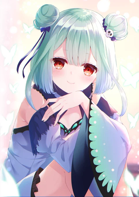 ガチ恋距離のるしあちゃん??
活動1周年、改めておめでとうございます～～!!✨??✨
#潤羽るしあ一周年
#絵クロマンサー 