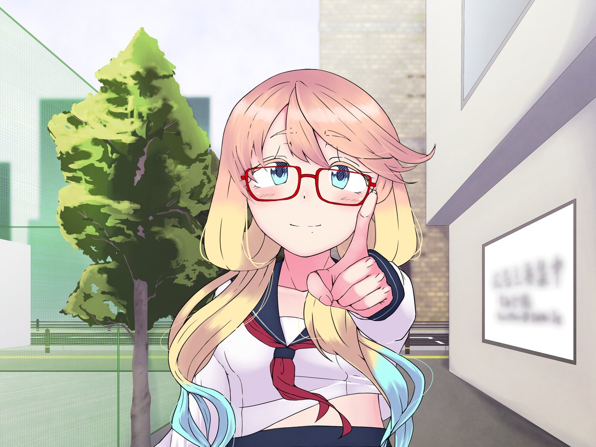 女の子のイラストだけで興味を持ってくれる方へ届け すみのイラスト