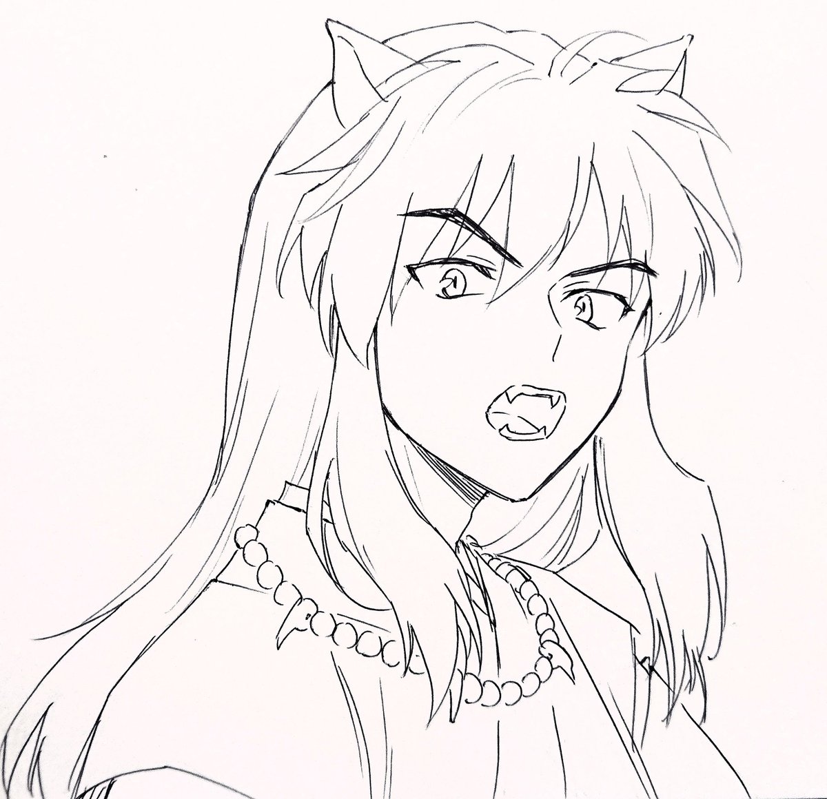 昨日の放送見た時にふぁーと落書きしたけど久々すぎて描き方がよくわからないことに… 