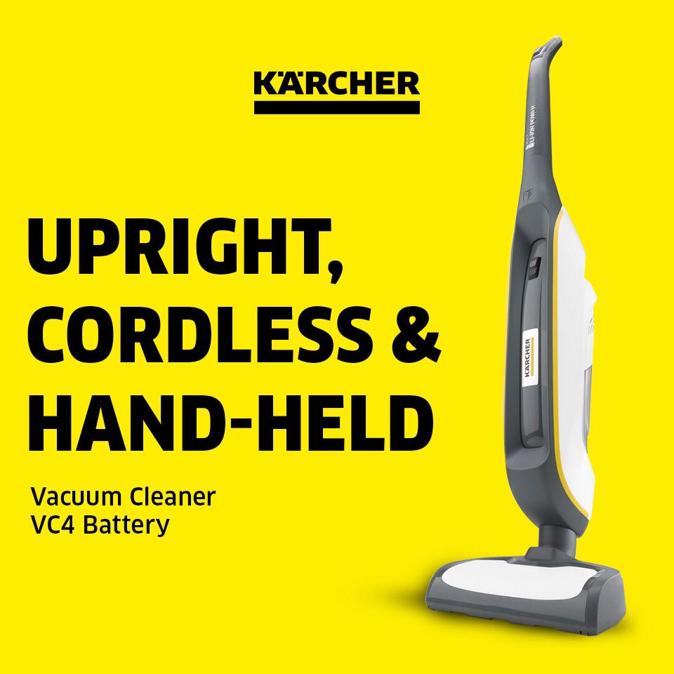 KaercherIndia's tweet photo. Use the smart technology to complete your cleaning tasks effortlessly. Use the Karcher cordless & handheld #vacuumcleaner VC4 Battery.
Learn More: https://t.co/R5E71V6kfJ
#karcher #smartcleaning #handheld #upright #cordless #cyclonetechnology #efficient #upholsteryvacuumcleaner https://t.co/TssOJ34PQr
