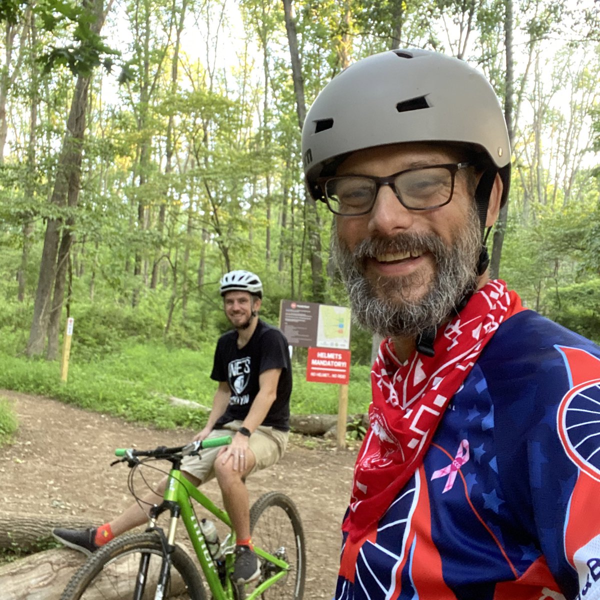 MikeRussellCIE's tweet photo. Rode a little with DAR this morning for a very, very small 15 year reunion for #BikeandBuild 2005 Central Route #GoBikersGoBuilders #CentralRouteBestRoute https://t.co/RCHNktzhVW