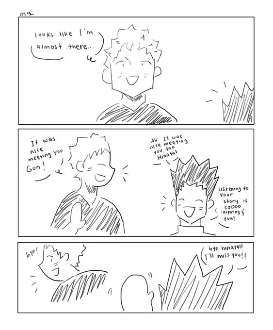 saying goodbye to a friend you made along the way :'))))) #Haikyuu 