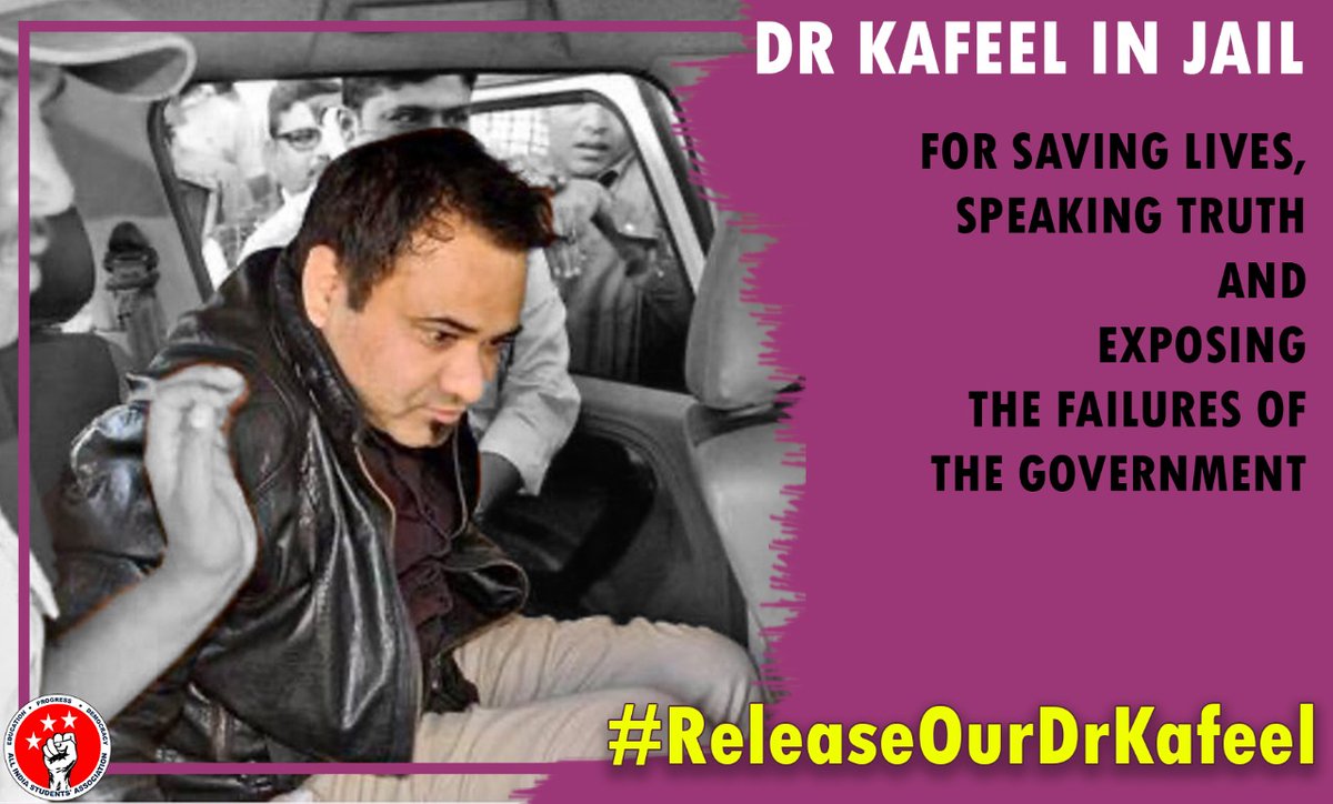 kavita_krishnan's tweet photo. #ReleaseOurDrKafeel

हमारे प्यारे डॉक्टर कफ़ील को रिहा करो https://t.co/jDDAwCSrrv