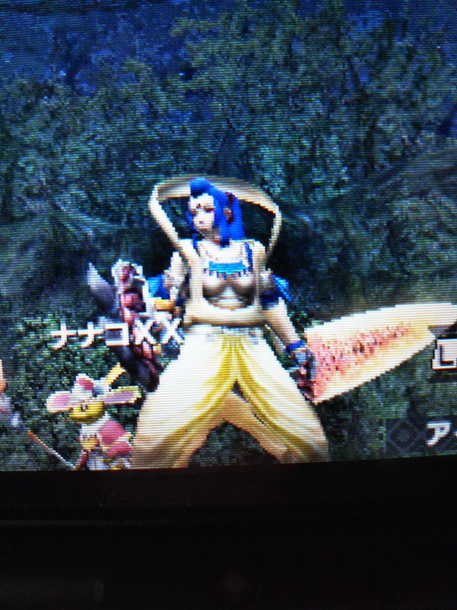 くっしー En Twitter モンハンダブルクロス Mhxx 夜叉一式完成ー レンキン片手剣にしてみました 尻です 尻