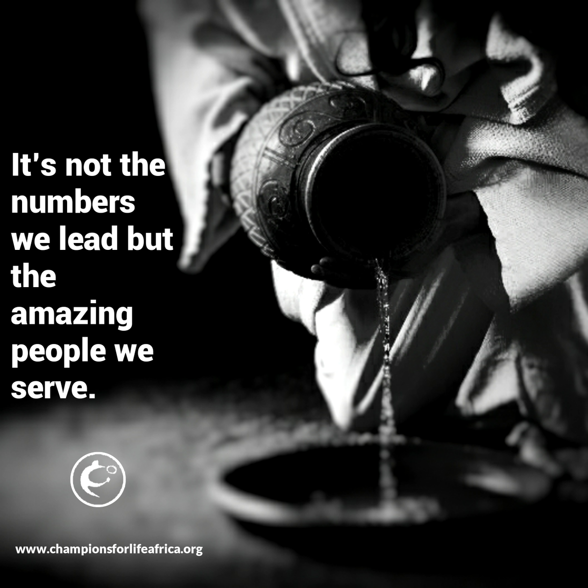 ChampionsFrLife's tweet photo. It’s not the numbers we lead but the amazing people we serve.
#ChampionsForLifeInt https://t.co/0R6fTsGmix