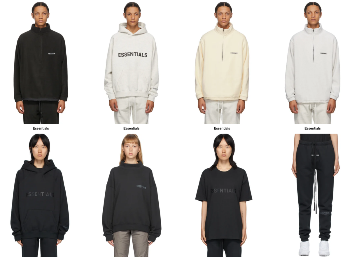 essentials ssense drop