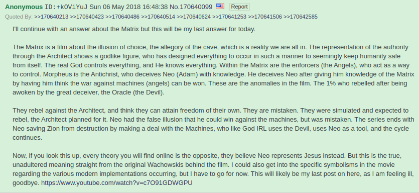 Hollywood elite insider guy - the same dude who confirmed Antarctica as a place of evil secrets a couple of years ago - had some things to say about the Matrix franchise, namely that as an allegory we've got it wrong.