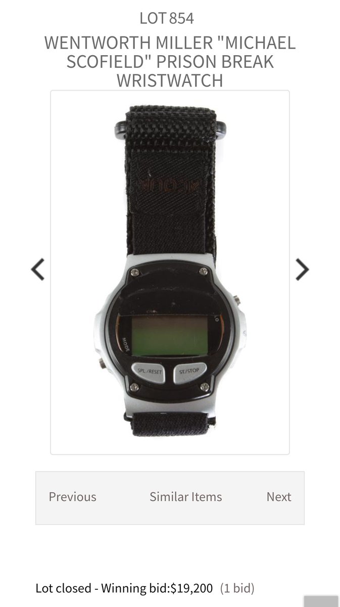 The wristwatch that Michael Scofield worn in Prison Break was