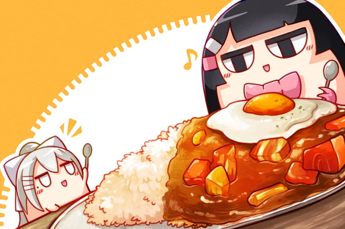 カレー! #ミトとカエデ 