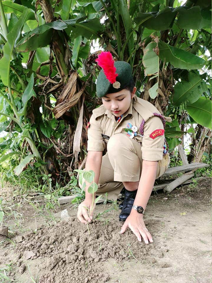 NCC_India_'s tweet photo. Plantation 🌱 https://t.co/NfloMXH0mu