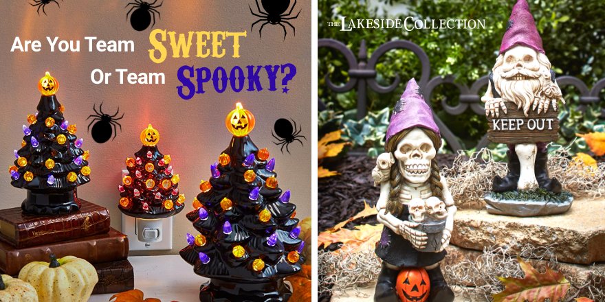 LSCollection's tweet photo. Go all in this #Halloween! #Decorate your home from top to bottom, and make it a #holiday to remember. Choose to go #spooky or #sweet, or mix it up throughout your house! Whatever you do, just remember to have fun! https://t.co/tZVwEWsdzq #LakesideCollection https://t.co/TzROmSp668