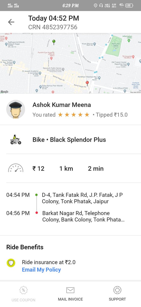 RMEENA33's tweet photo. @ola_supports i paid payments online but driver take cash 
I paid two time payment
Please return my payment https://t.co/GlFRbhMgUD