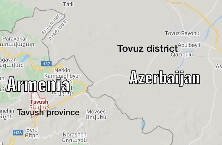Tavush is a province and a small village in Armenia, Tovuz is a city in Azerbaijan. Fights are not going on in Tavush, but in Tovuz/Azerbaijan. It means, we are not aggressors, but we face aggression in our own lands. 
#İşgalciDevletErmenistan
 #Tovuz
#StopArmenianOccupation