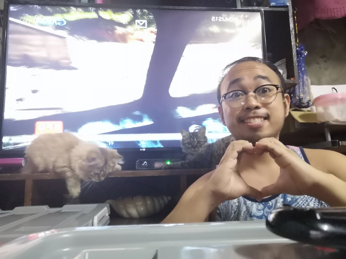 sir_daks's tweet photo. #KMJS15

Watching KMJS with my makukulit na cats...Sana manalo. Pambili ng Food and supplies nila... 😺 🙀 https://t.co/Gau9cJ0G0B