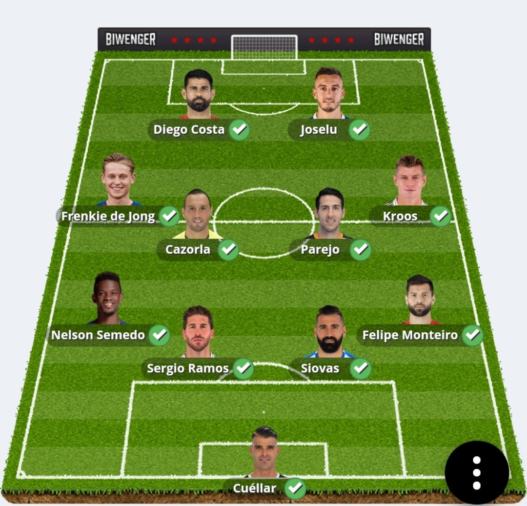 miguelsfc93's tweet photo. @JornadaPerfecta Algun Cambio?
Suplentes: 
Defensa: Carvajal y Mario Gaspar
Medio: Koke
Delantero: Charles
Gracias https://t.co/v2k6zfBNHP