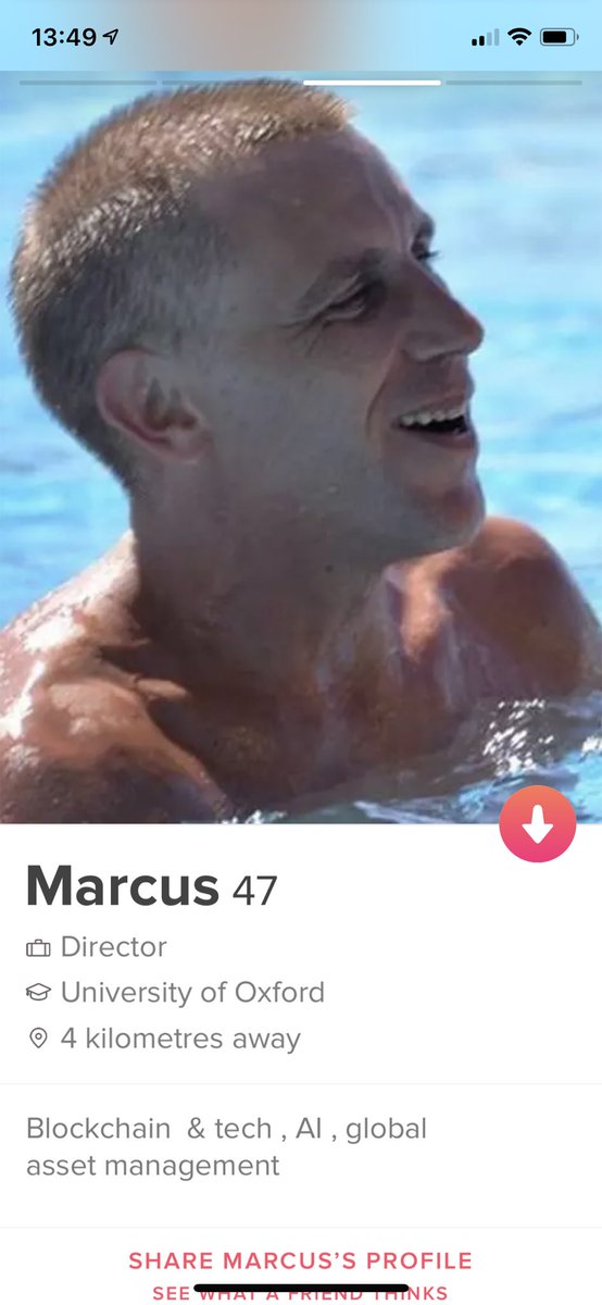 heydeevad's tweet photo. So I’ve spent my Sunday afternoon being racially abused by a gent on Tinder. 

This man is 47, a director and went to @UniofOxford (apparently). 

He’s repeated told me I’m not English because I’m brown, this isn’t my country &amp; his taxes are saving my people from drowning. https://t.co/pt0aYxCDLw